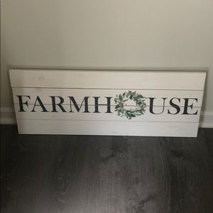 Farmhouse sign!